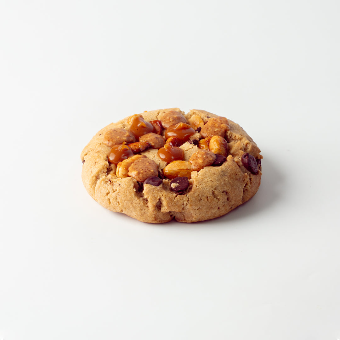 Dark Chocolate and Peanut Cookies