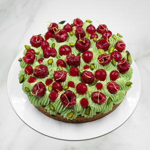 Bronte Pistachio & Raspberry Cake
